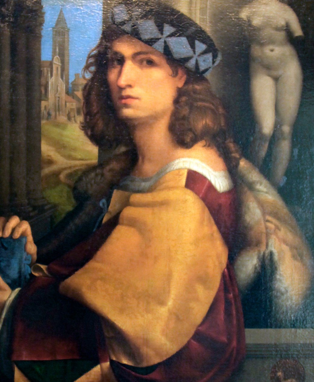 „Portret mężczyzny, autoportret”, 1512 autorstwa Domenico Capriolo