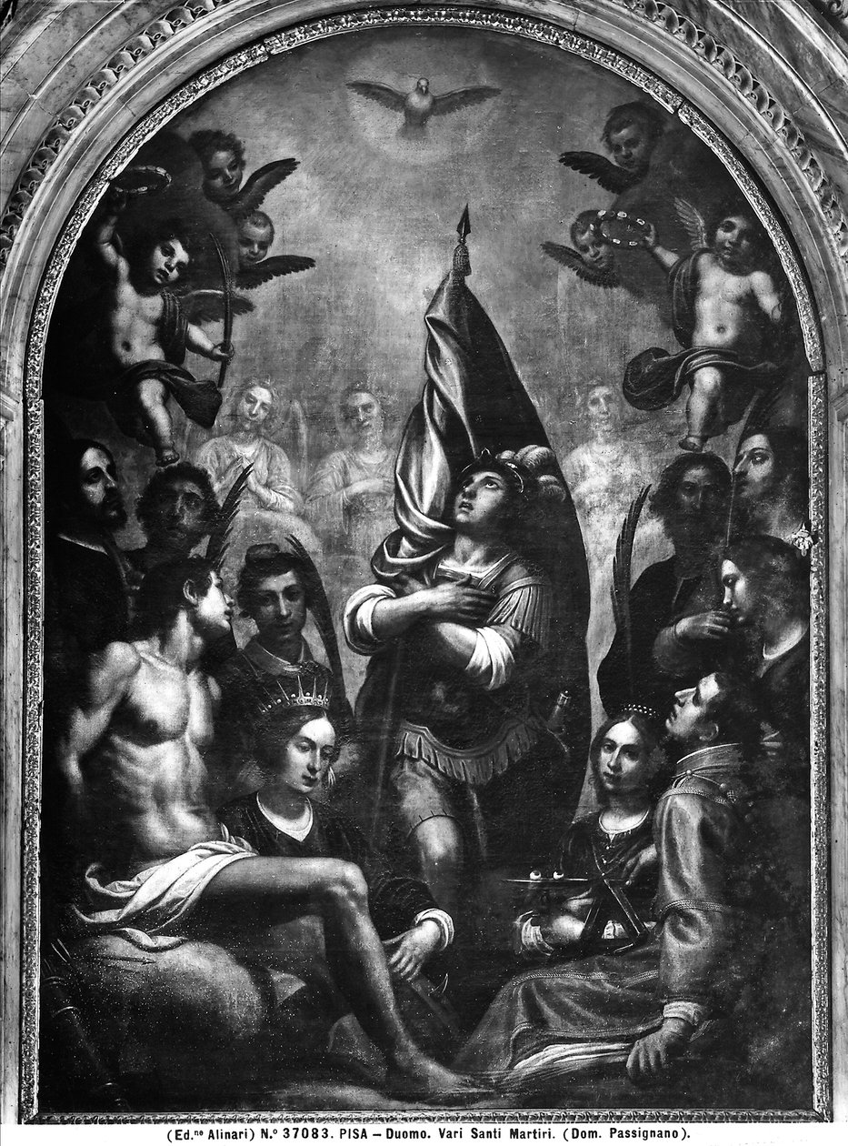 Męczennicy-Święci w adoracji Ducha Świętego, 1603 autorstwa Domenico Cresti