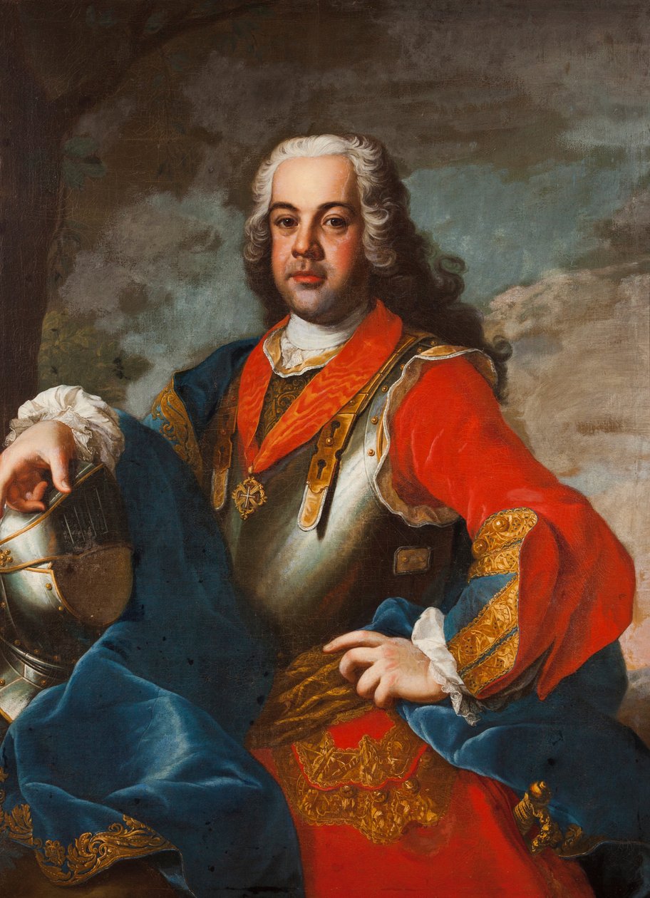 Książę Francisco de Braganza, Infante Portugalii, 7. książę Beja i Wielki Przeor Zakonu Maltańskiego w Portugalii autorstwa Domenico Dupra