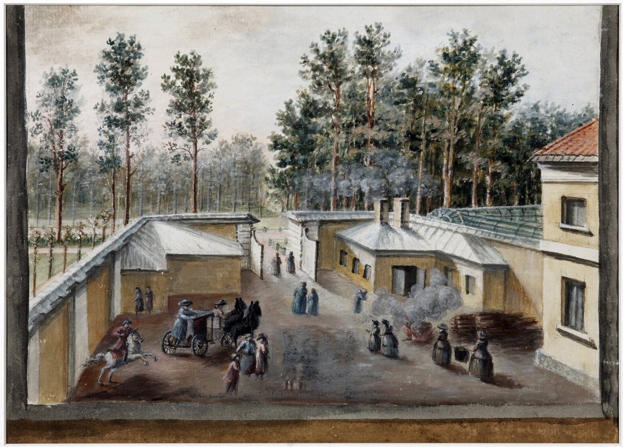 Szpital św Marii Magdaleny w Pawłowsku, ok.1783 autorstwa Domenico Felice Lamoni