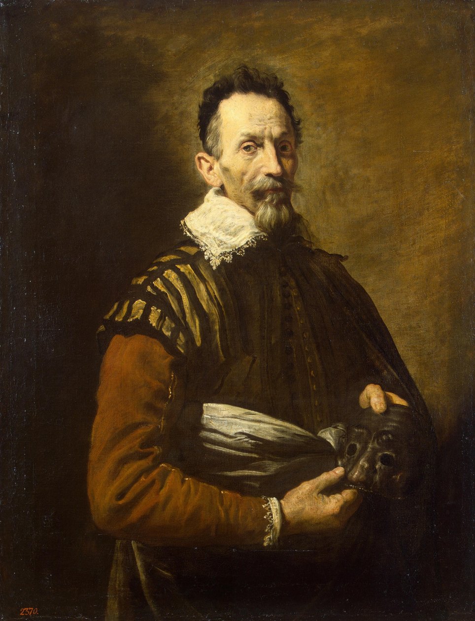 Portret aktora, 1620-1622 autorstwa Domenico Fetti or Feti