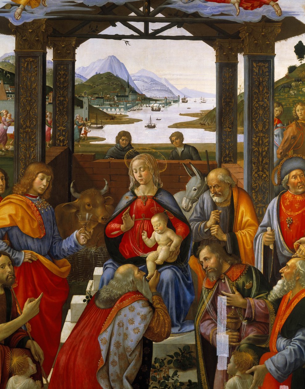 Adoracja Trzech Króli autorstwa Domenico Ghirlandaio
