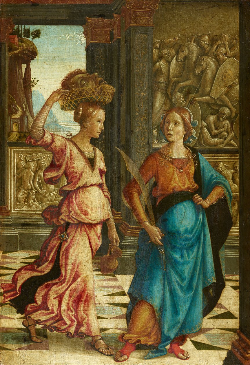 Judyta ze swoją służącą autorstwa Domenico Ghirlandaio