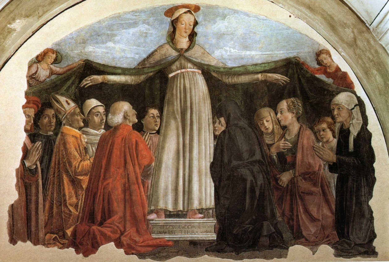 Madonna Miłosierdzia i Lamentująca

   i Pieta autorstwa Domenico Ghirlandaio