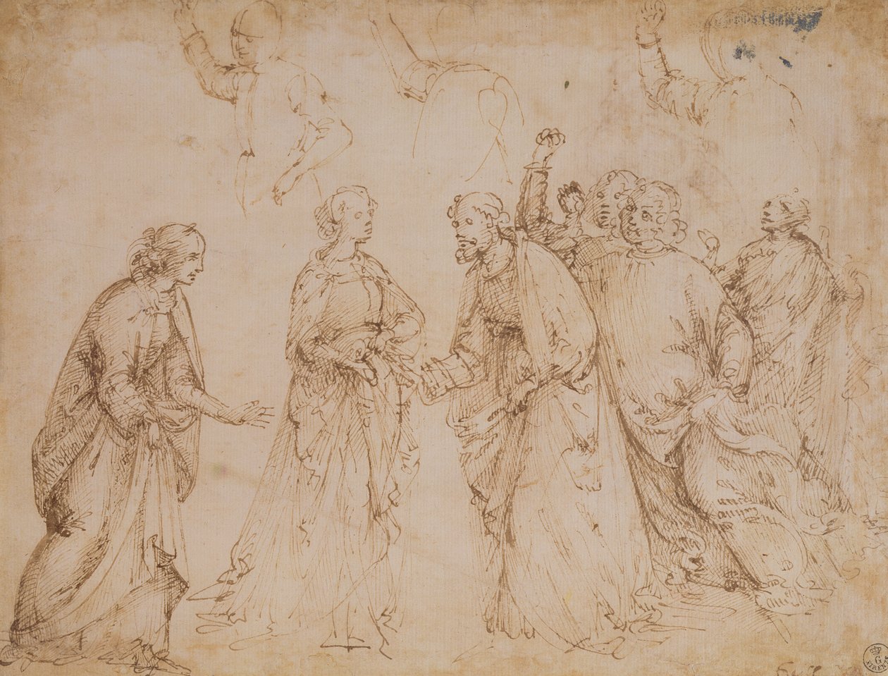 Małżeństwo Dziewicy autorstwa Domenico Ghirlandaio