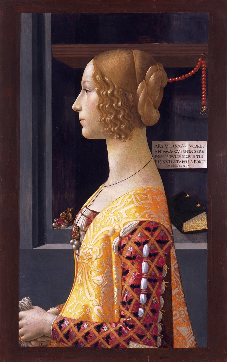 Portret Giovanny Tornabuoni autorstwa Domenico Ghirlandaio