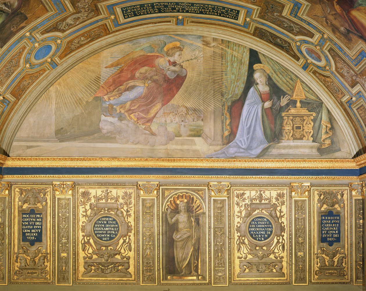 Zwiastowanie autorstwa Domenico Ghirlandaio