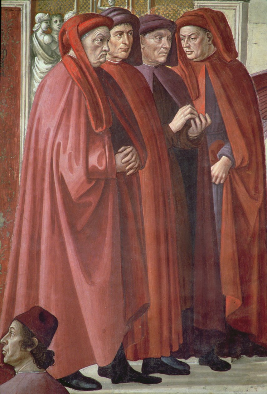 Zwiastowanie św. Zachariaszowi autorstwa Domenico Ghirlandaio