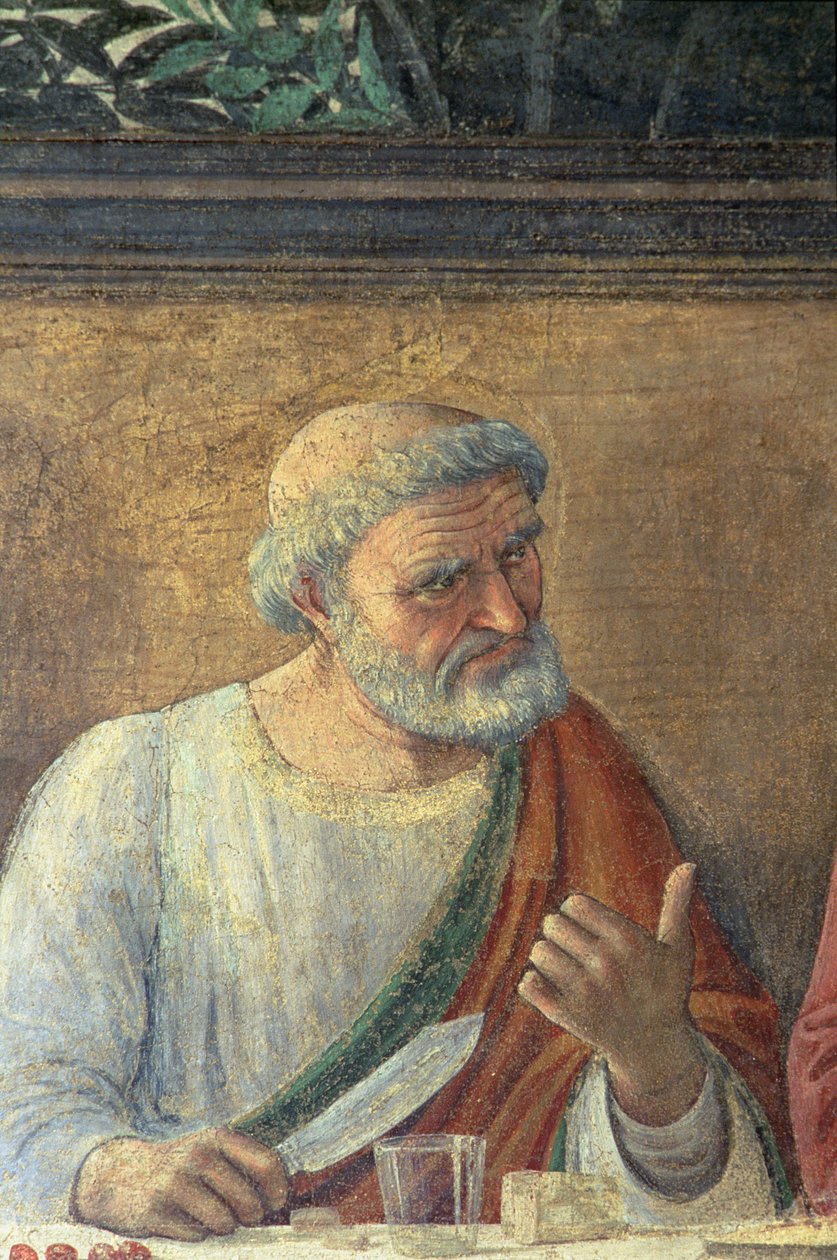 Ostatnia Wieczerza, 1480 autorstwa Domenico Ghirlandaio
