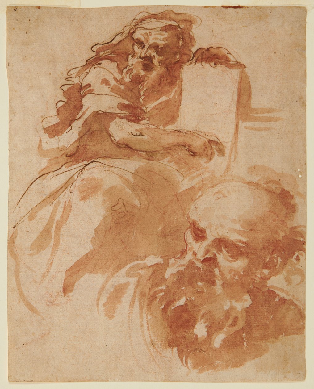 Seated Prophet (Recto) autorstwa Domenico Maria Canuti