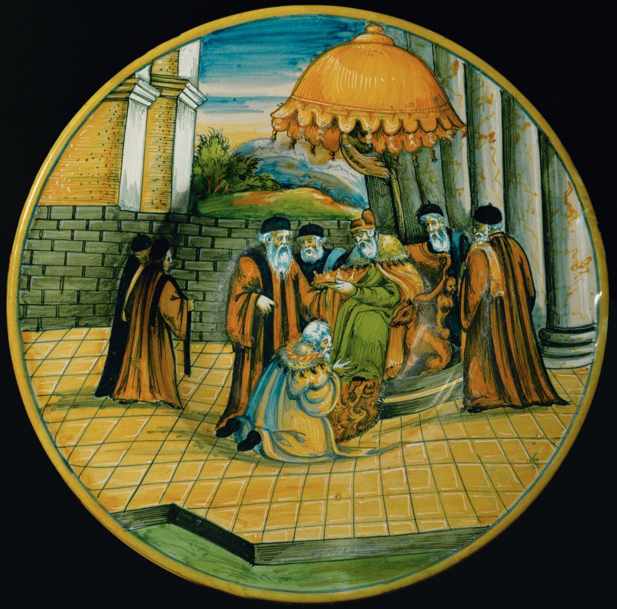 Doża Enrico Dandolo koronuje Baldwina I autorstwa Domenico Master