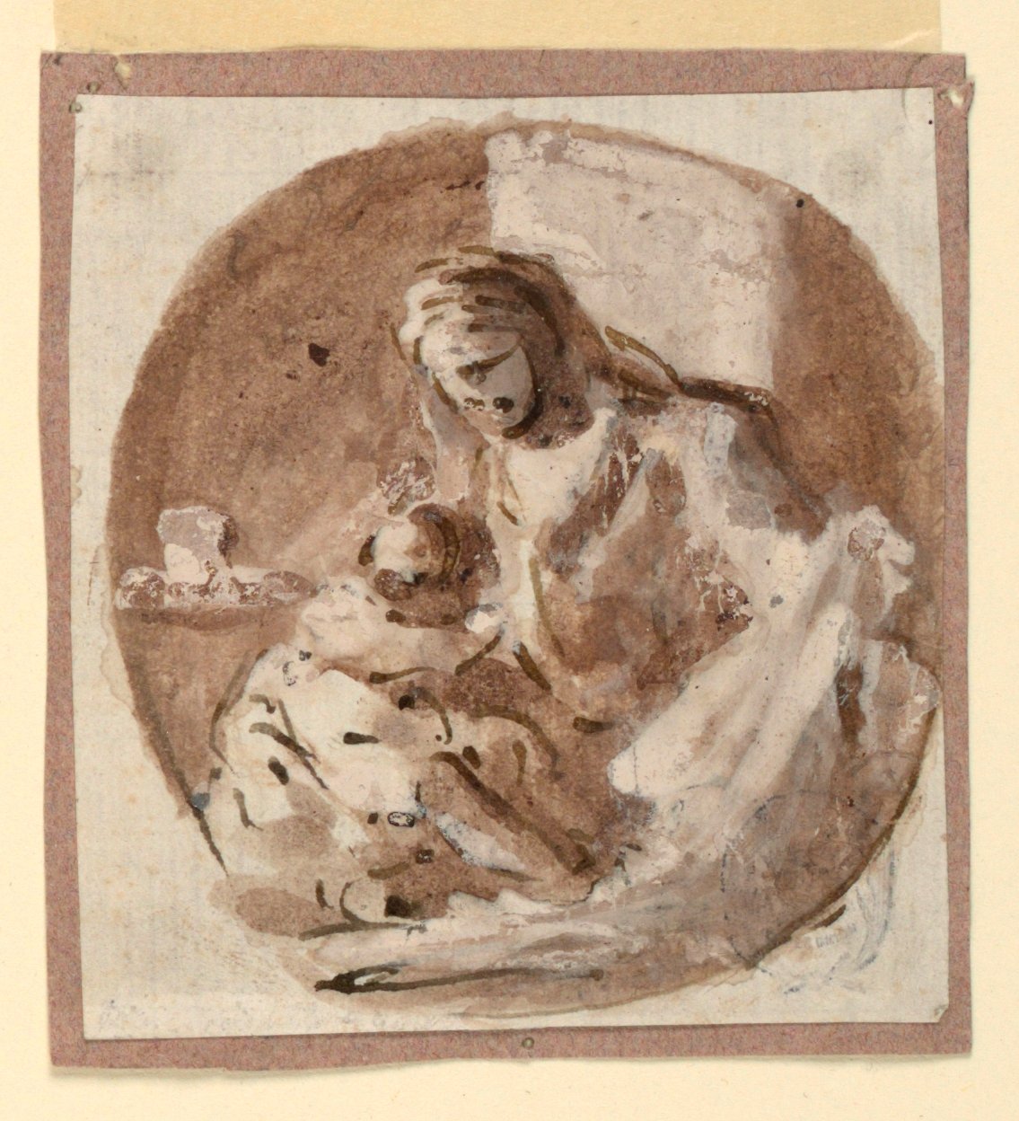 Madonna z Dzieciątkiem autorstwa Domenico Mondo