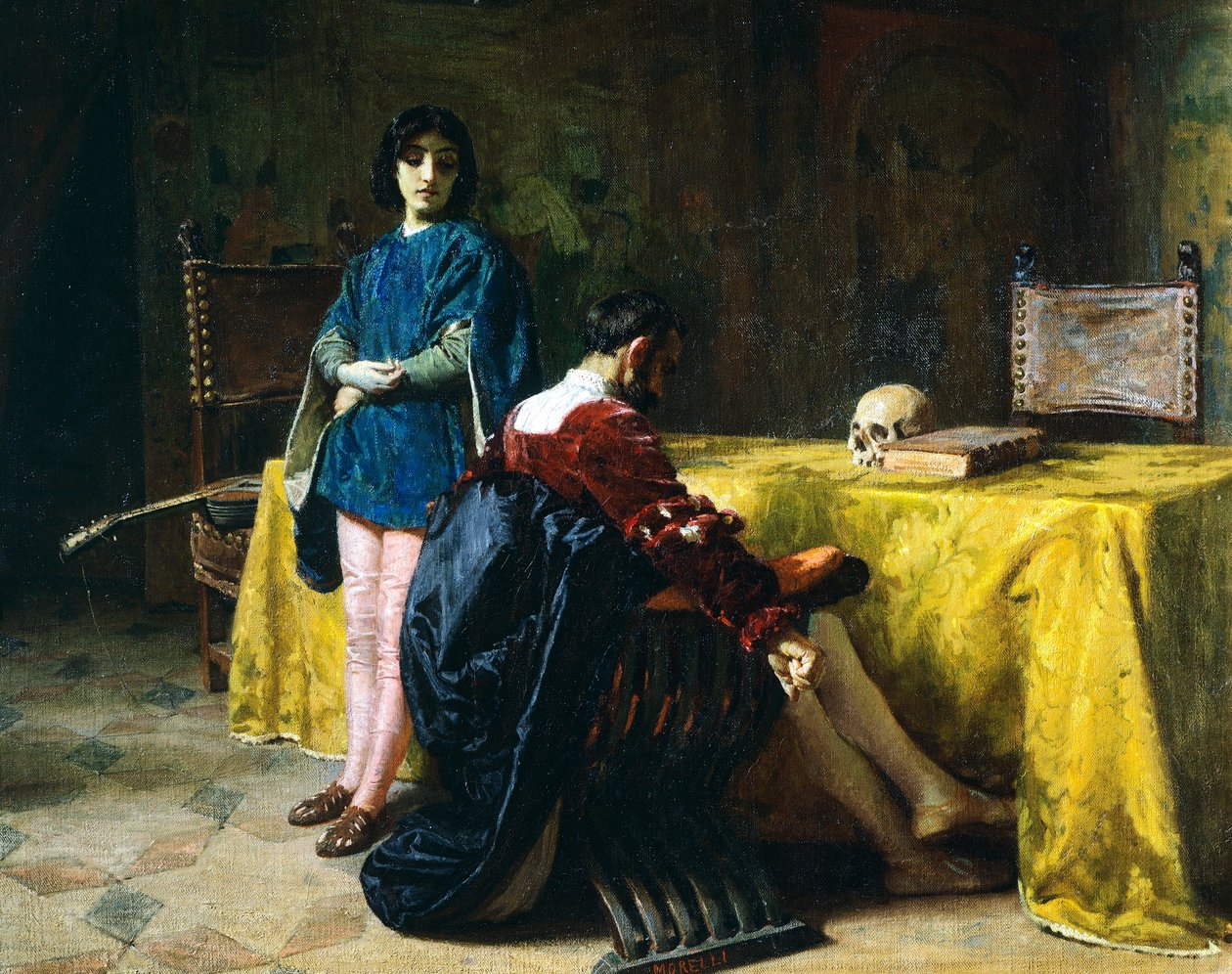 Hrabia Lara — Domenico Morelli autorstwa Domenico Morelli