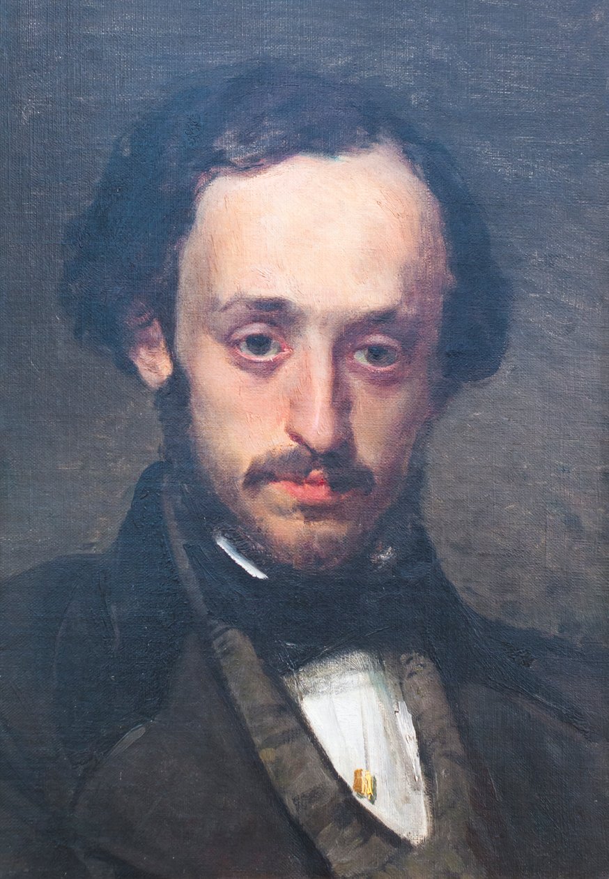Pasquale Villari jako młody człowiek autorstwa Domenico Morelli