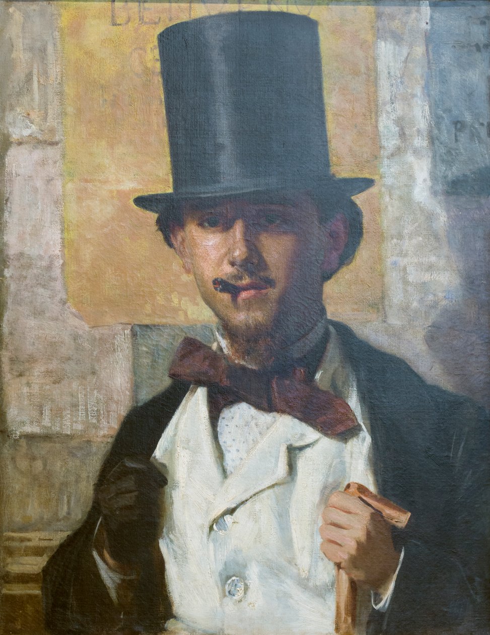 Retrato de Bernardo Celentanopolish autorstwa Domenico Morelli