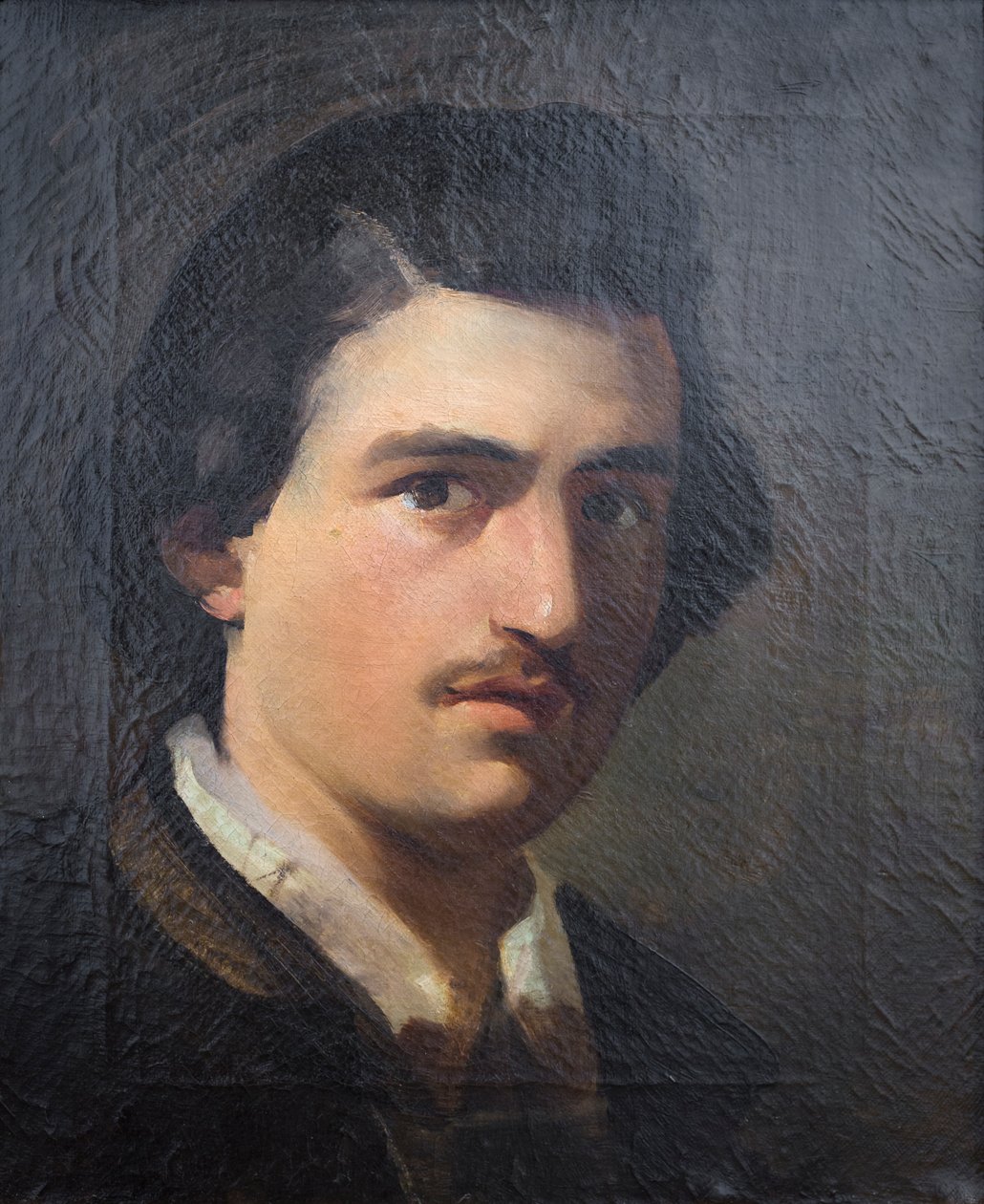 Autoportret w wieku prawie dwudziestu lat autorstwa Domenico Morelli
