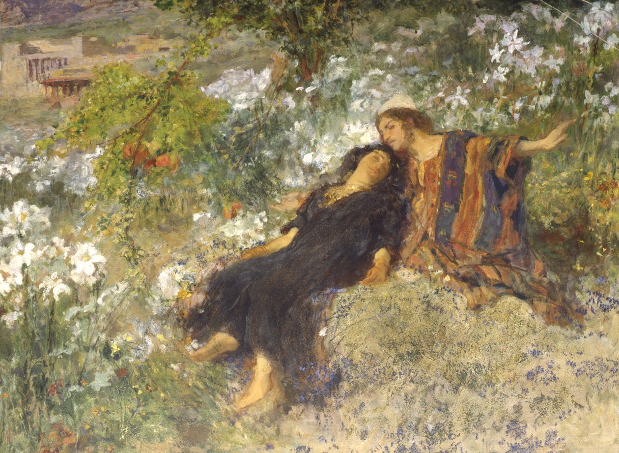Pieśń Salomona autorstwa Domenico Morelli