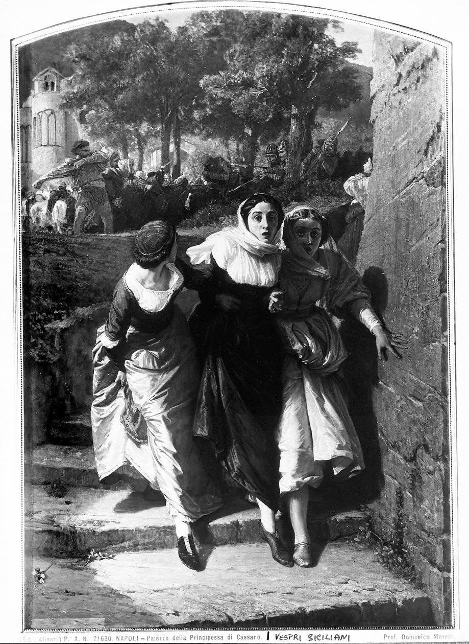 Nieszpory sycylijskie, 1843-1901 autorstwa Domenico Morelli