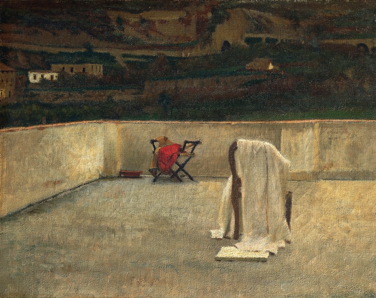 Taras, reż. Domenico Morelli, olej na płótnie autorstwa Domenico Morelli