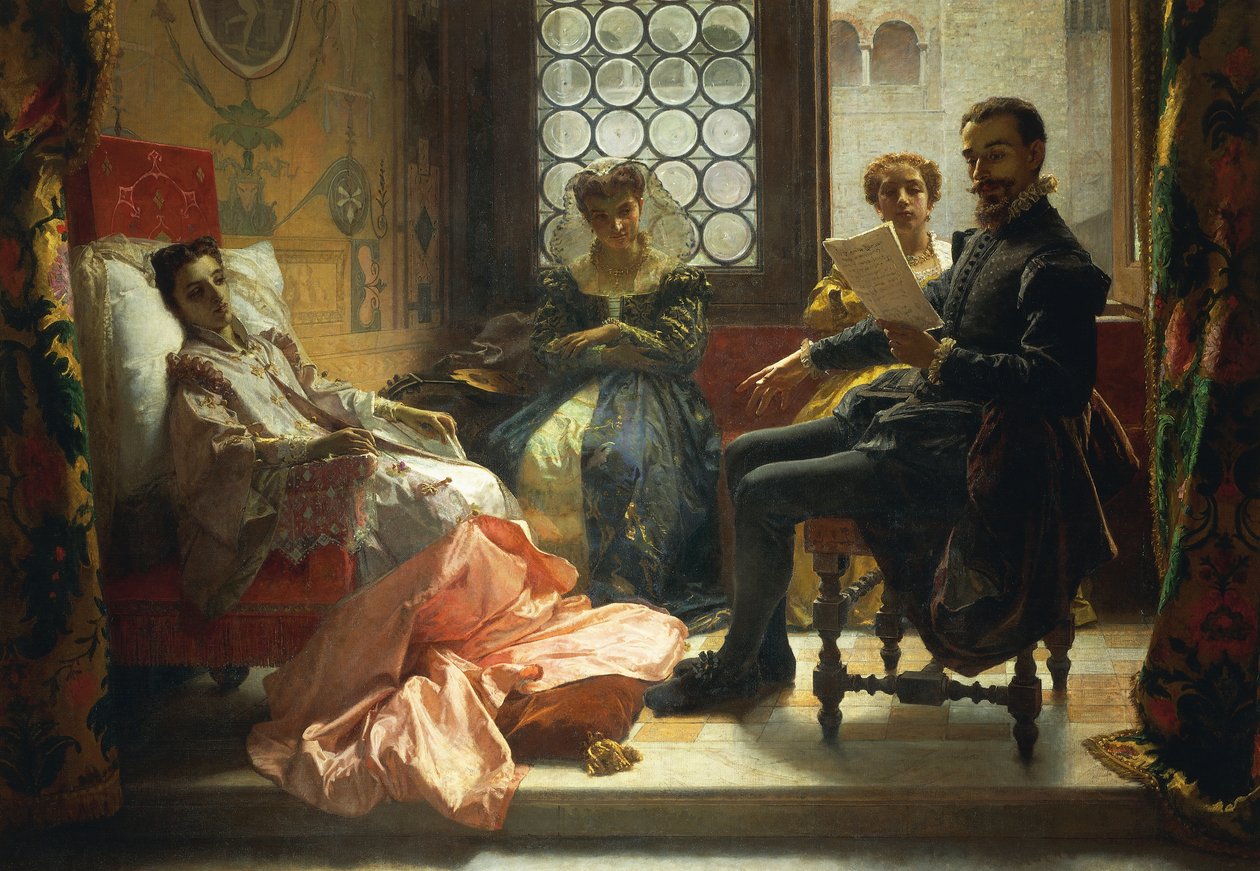 Torquato Tasso czyta Wyzwoloną Jerozolimę Eleonorze d