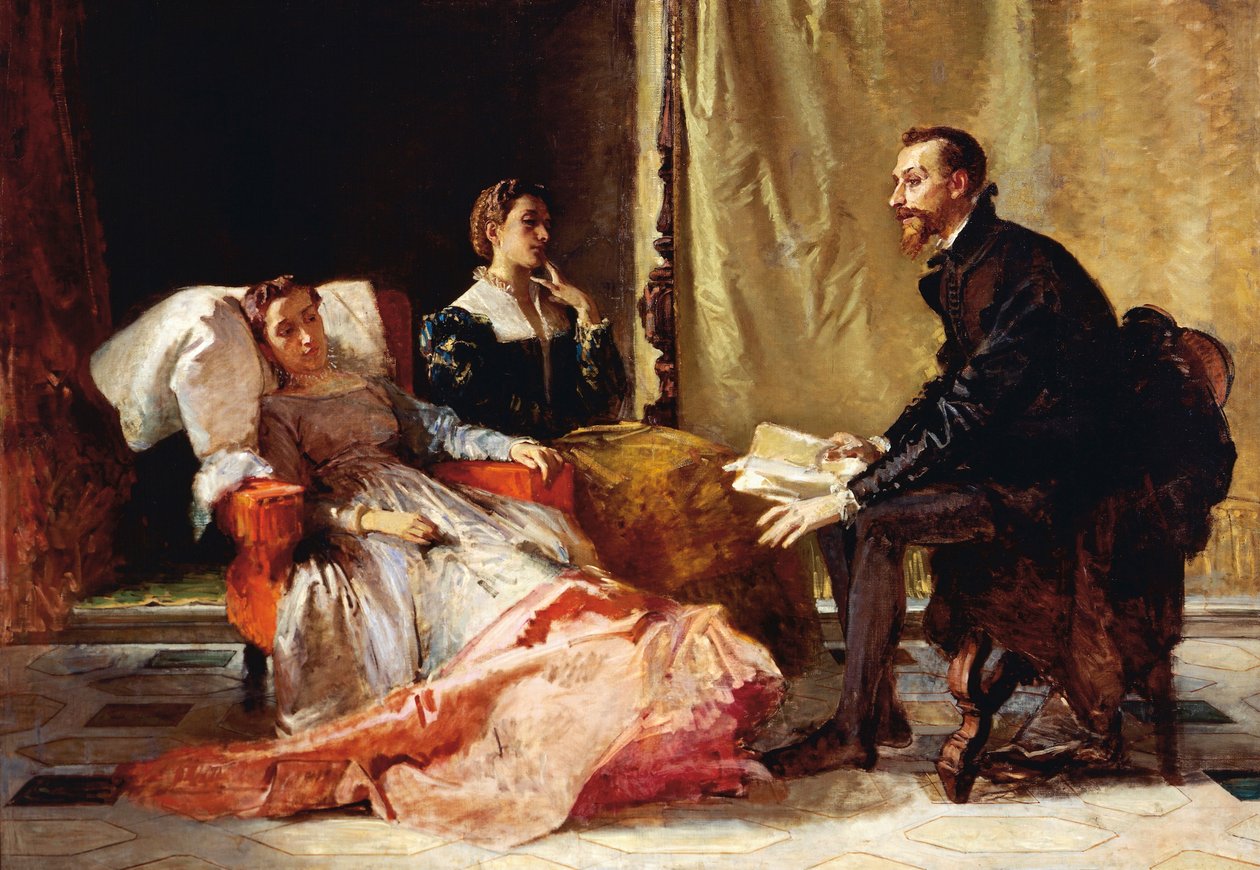 Torquato Tasso czyta Wyzwoloną Jerozolimę Eleonorze d