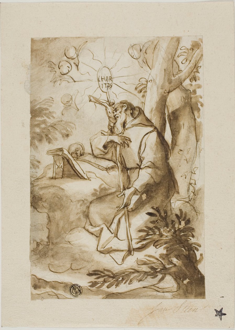Święty Jerome autorstwa Domenico Piola