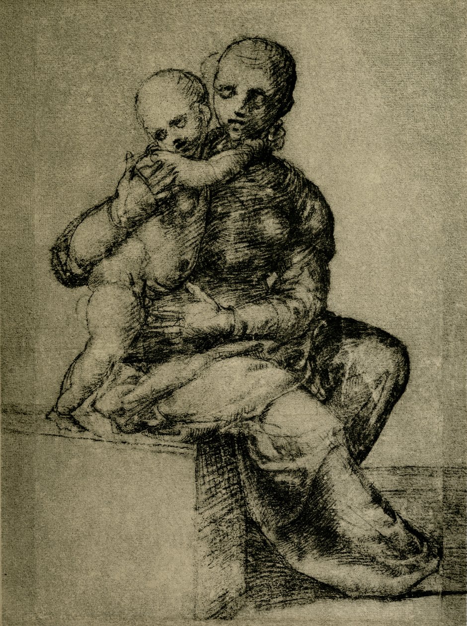 Madonna z dzieckiem autorstwa Domenico Puligo