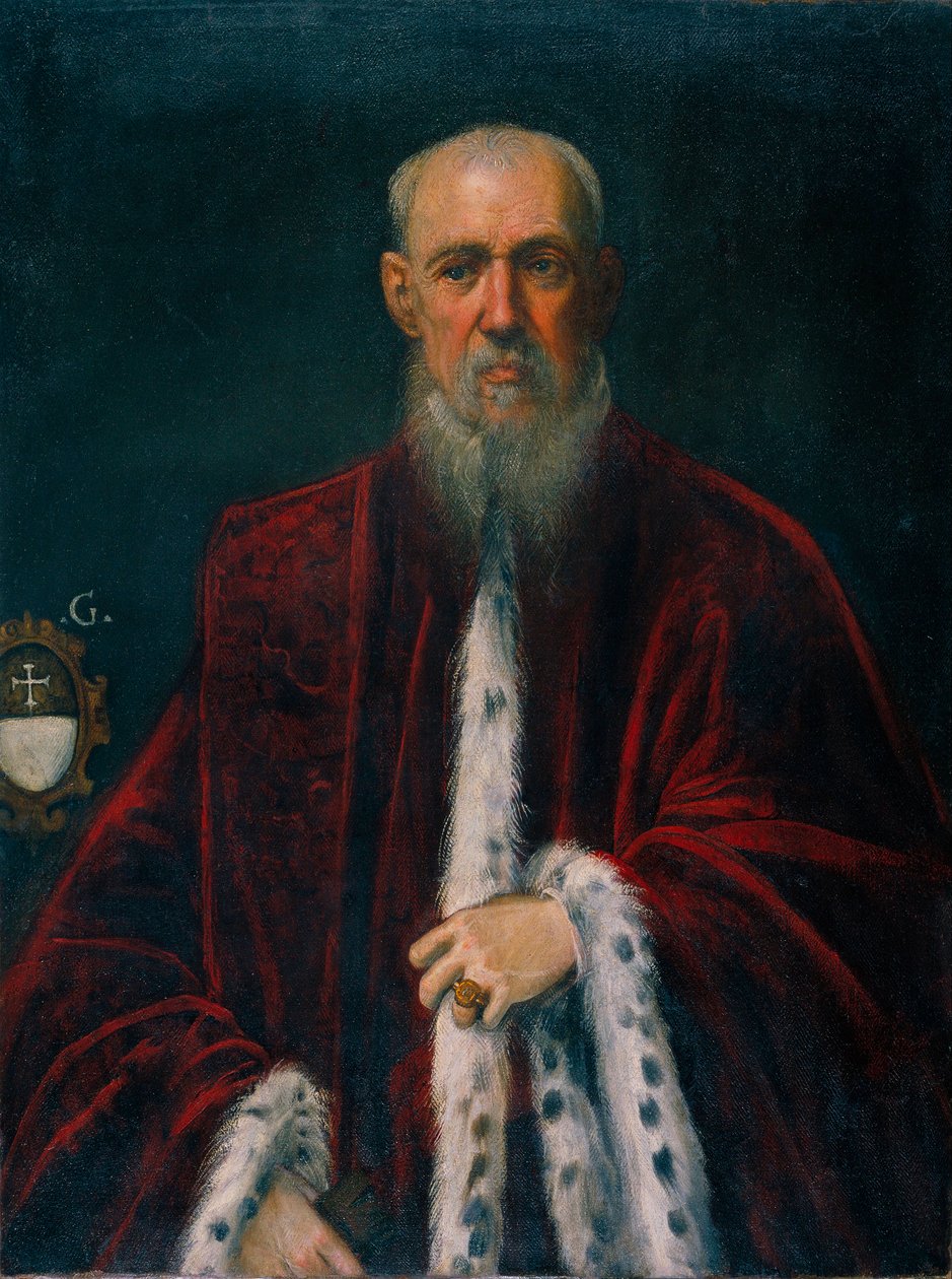 Portret prokuratora Alessandro Gritti - Portret prokuratora Alessandro Gritti - Obraz Jacopo Robustiego, znanego jako Tintoretto (Le Tintoret)(1518-1594) - ok. 1581 - Olej na płótnie - 99,5x75 - Museu Nacional d