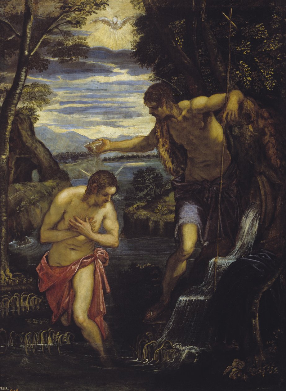 Chrzest Chrystusa autorstwa Domenico Robusti Tintoretto