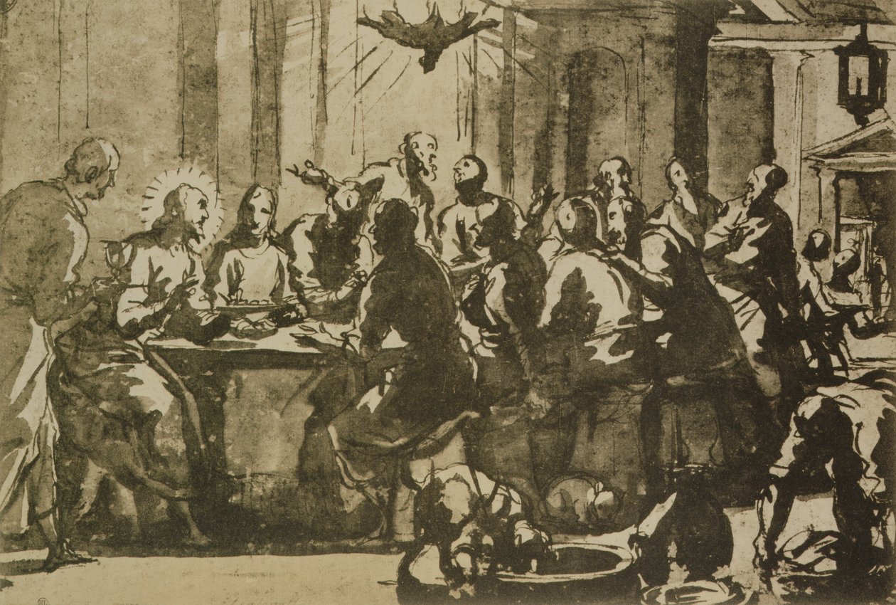 Ostatnia Wieczerza autorstwa Domenico Robusti Tintoretto