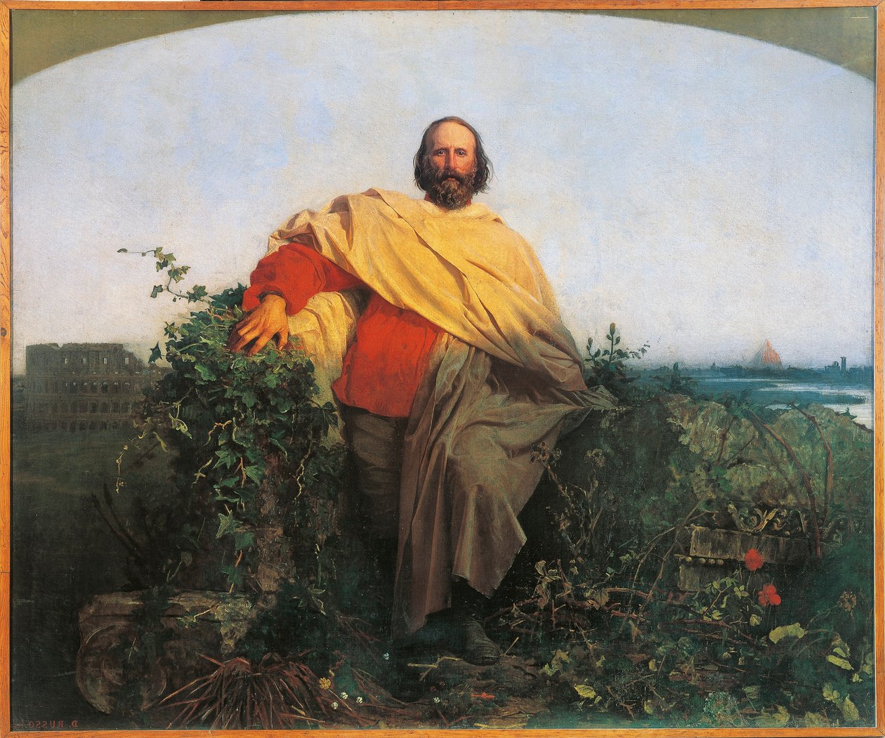 Garibaldi w Rzymie autorstwa Domenico Russo