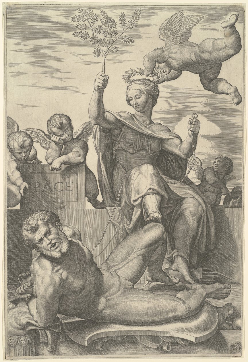 Alegoria Pokoju autorstwa Domenico Tibaldi