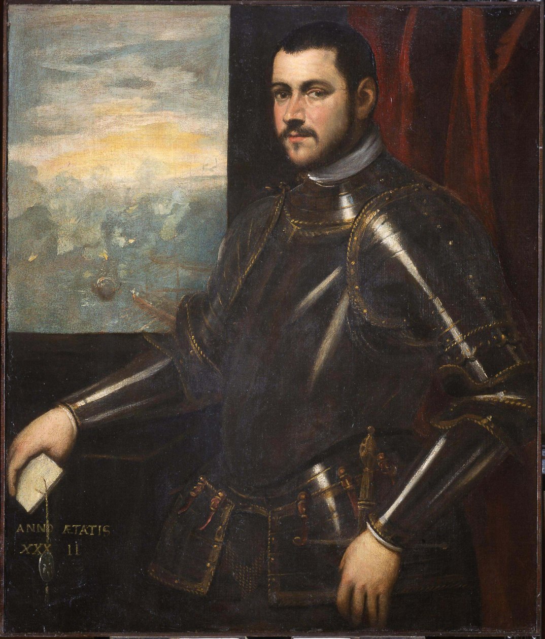 Portret admirała weneckiego, XVI wiek. autorstwa Domenico, Tintoretto