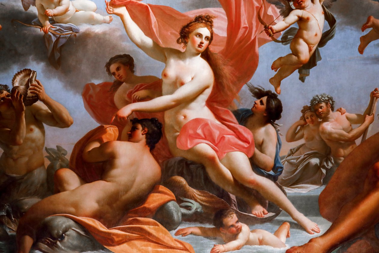 Triumf Galatei 1778-1780 , fresk autorstwa Domenico De Angelis
