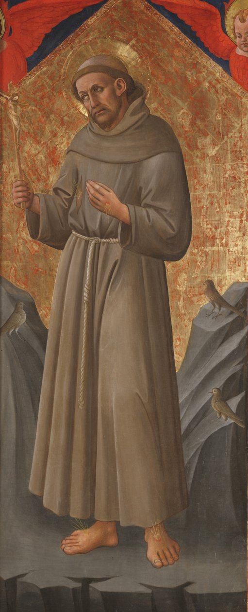 Św. Franciszek z Asyżu, ok. 1460 (tempera na panelu) autorstwa Domenico di Michelino