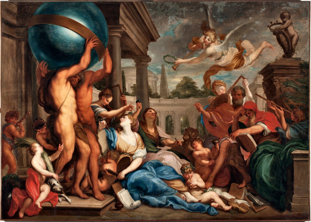 Ateneum Sztuk Pięknych Malarstwo Domenico Piola (1627-1703) Genes, Musei di Strada Nuova (dawniej Palazzo Bianco) autorstwa Domenico the Elder Piola