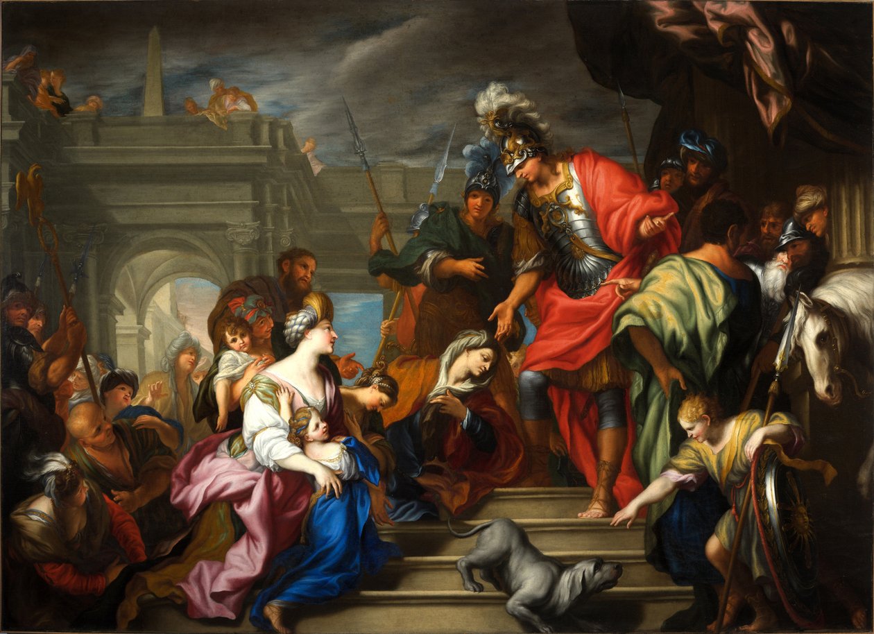 Miłosierdzie Aleksandra autorstwa Domenico the Elder Piola