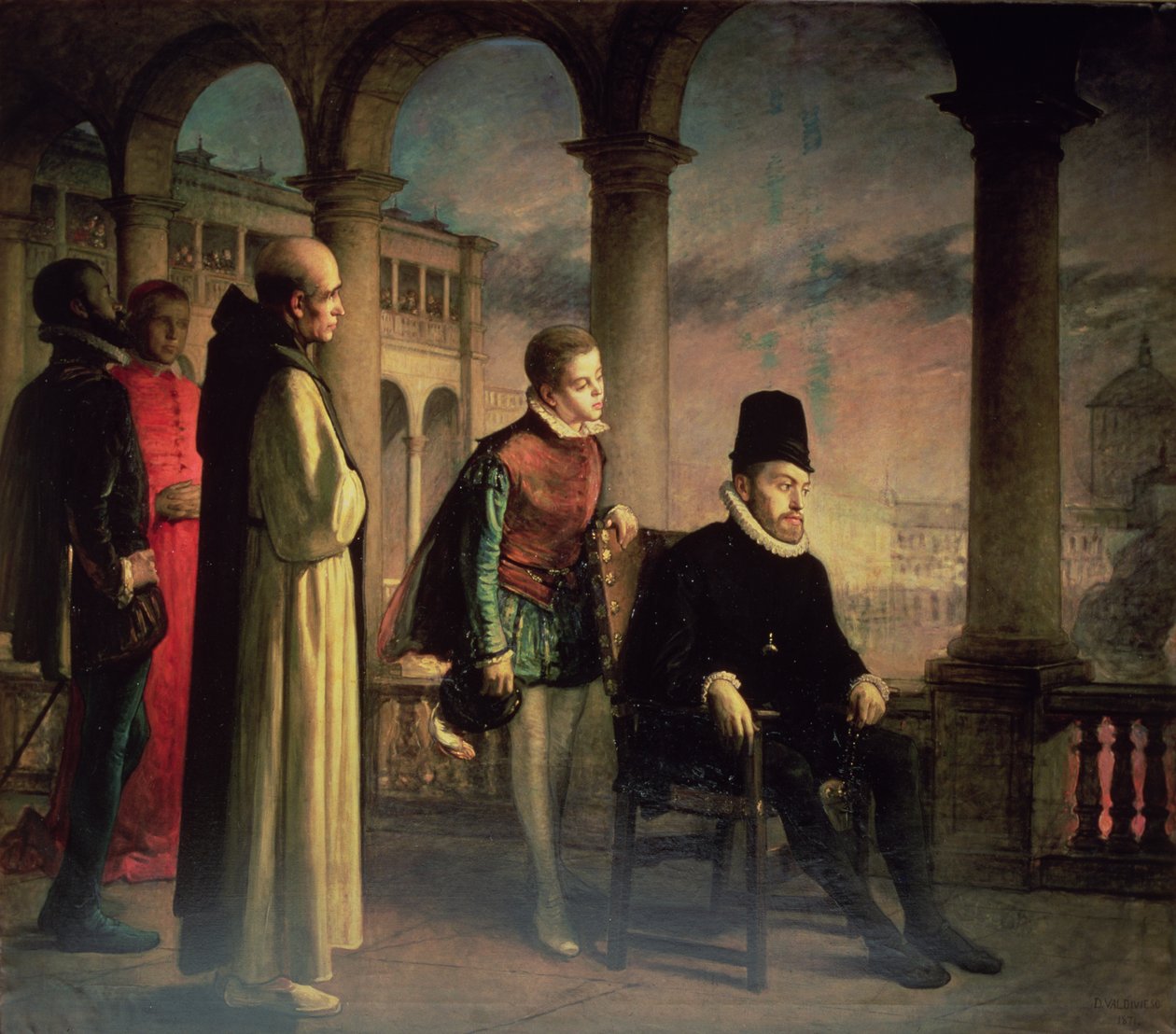 Filip II (1527-98) Wyznawanie swojej wiary autorstwa Domingo Valdivieso