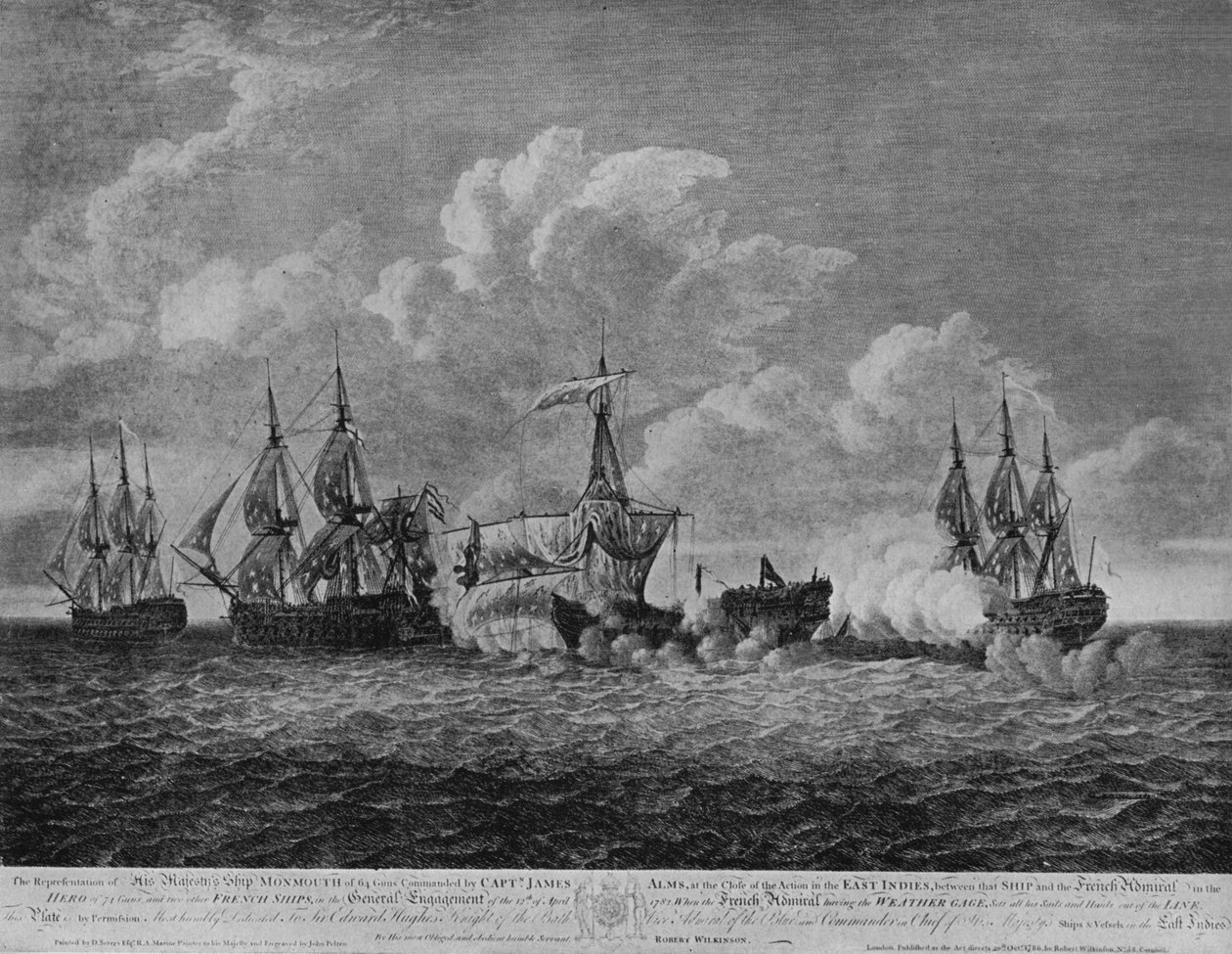 Bitwa pod Provideien, c1786 autorstwa Dominic Serres