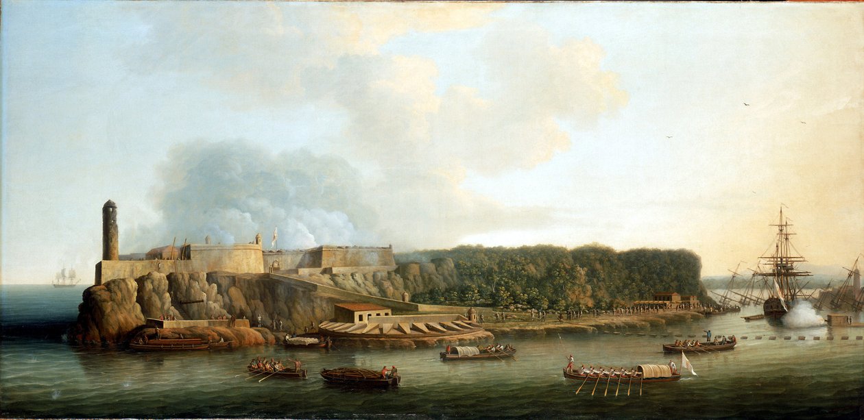 Wojna siedmioletnia (1756-1763): Zdobycie Hawany autorstwa Dominic Serres