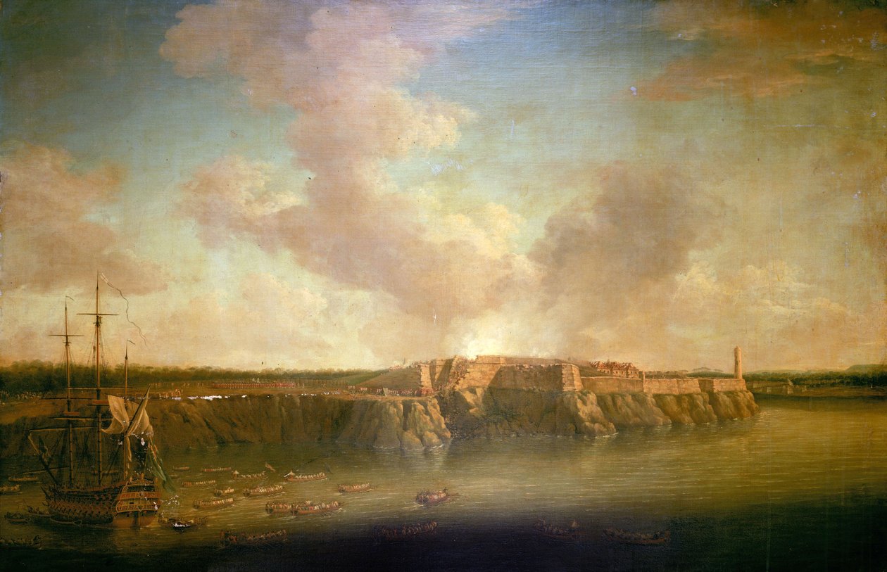Wojna siedmioletnia (1756-1763): inwazja na Hawanę autorstwa Dominic Serres