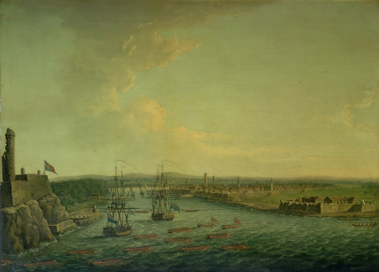 Oblężenie Hawany w 1762, 1767 autorstwa Dominic Serres