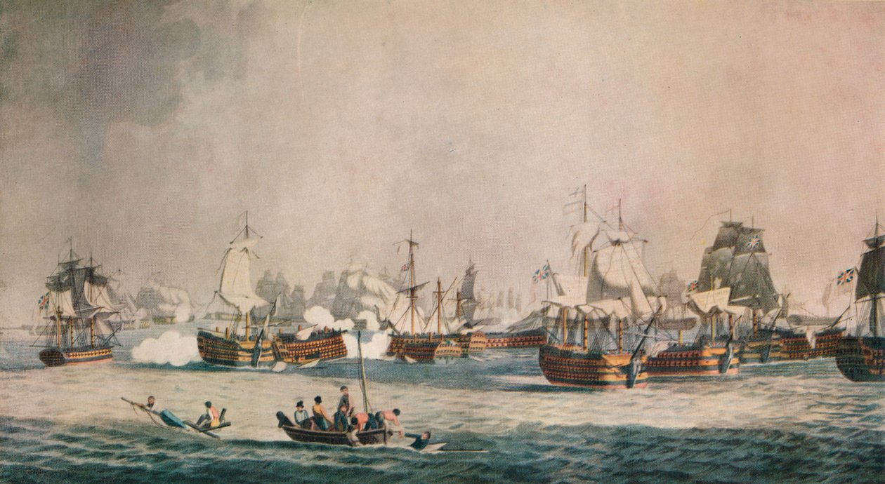 Trafalgar, ok. 1806 r. autorstwa Dominic Serres