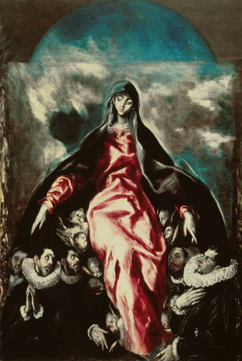 Madonna Miłosierdzia Madonna Miłosierdzia, ok. 1600-1603. autorstwa Dominico El Greco