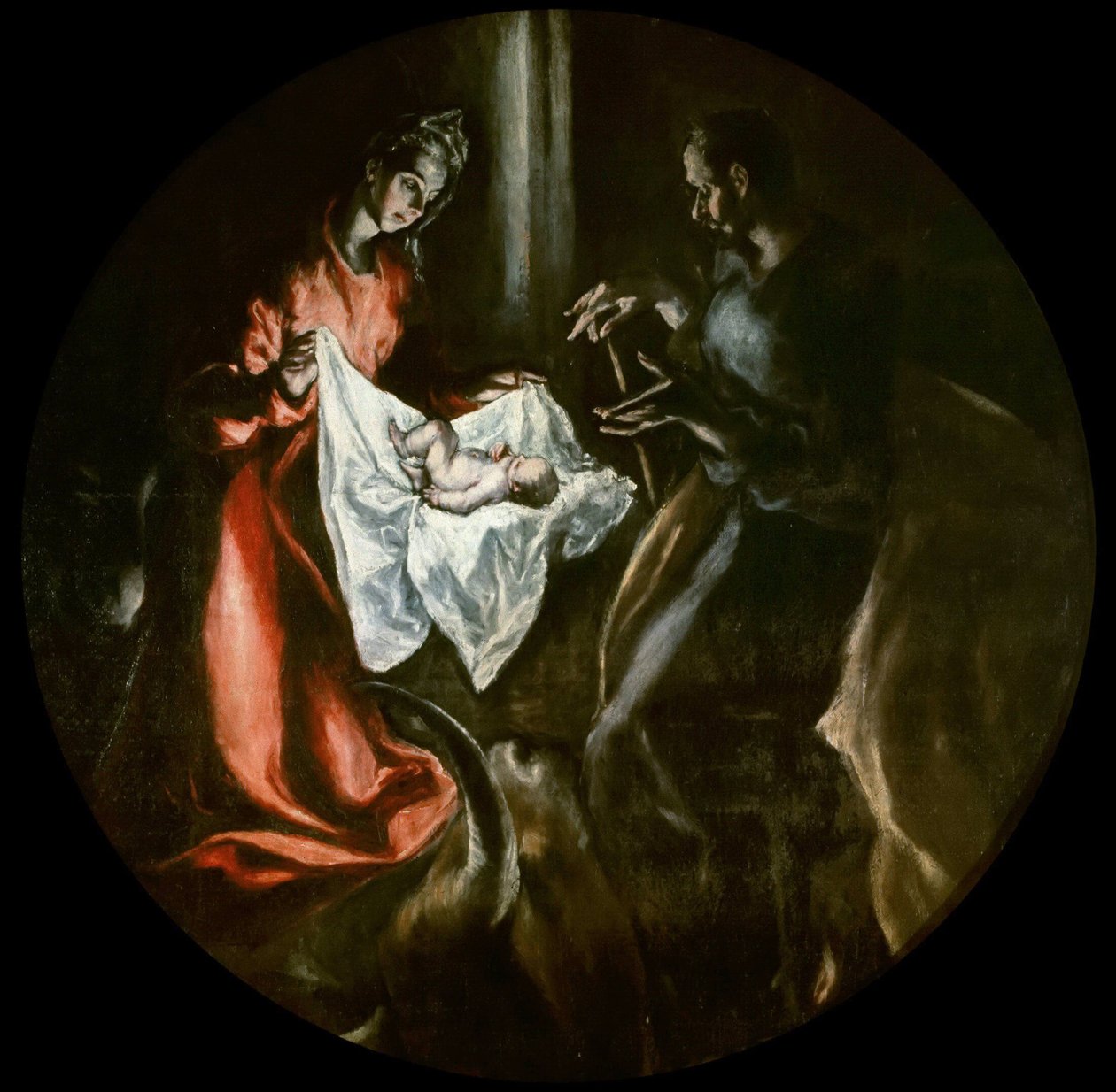 Narodzenia Pańskiego ok. 1604 r. autorstwa Dominico El Greco