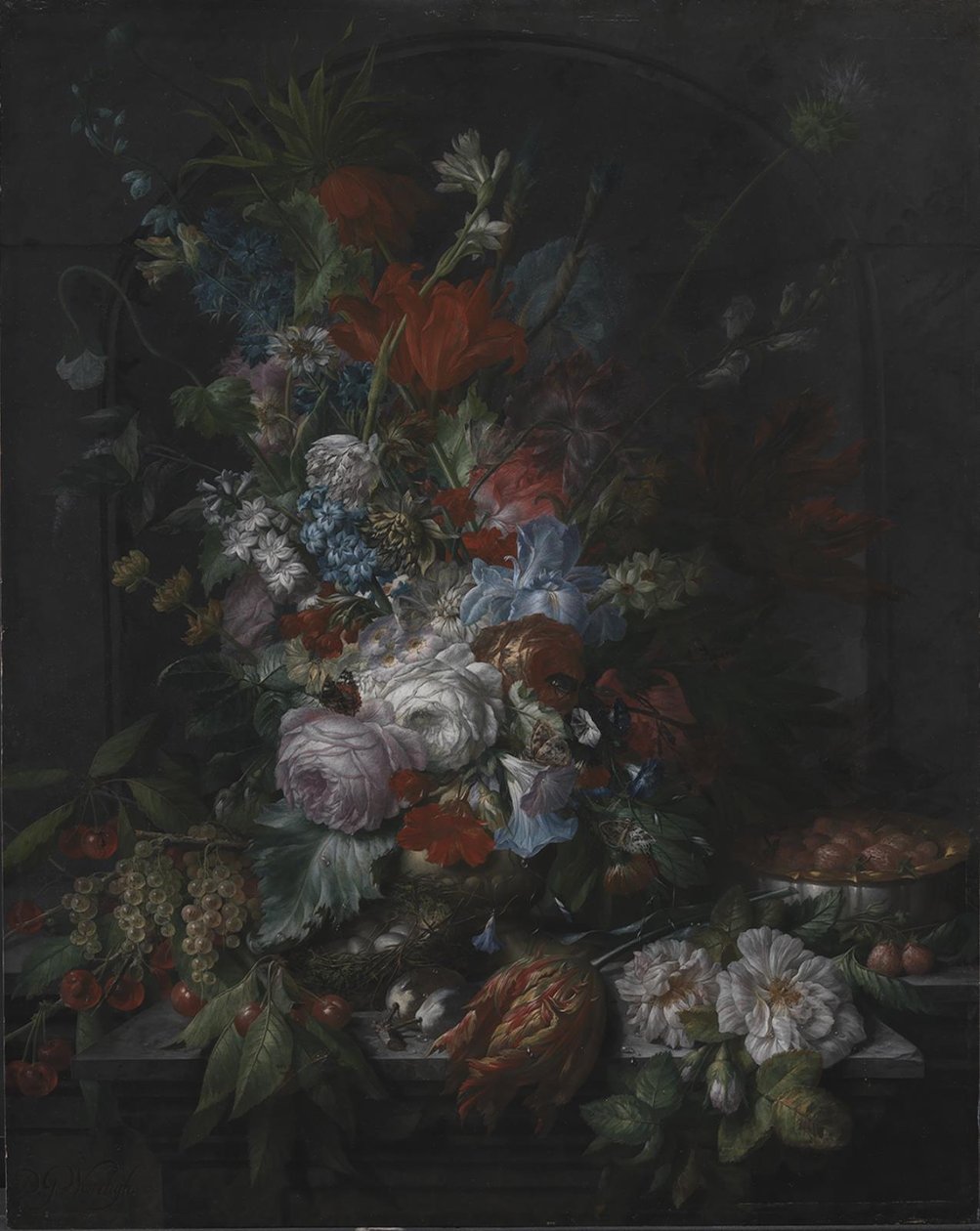 Kwiaty autorstwa Dominicus Gottfried Waerdigh