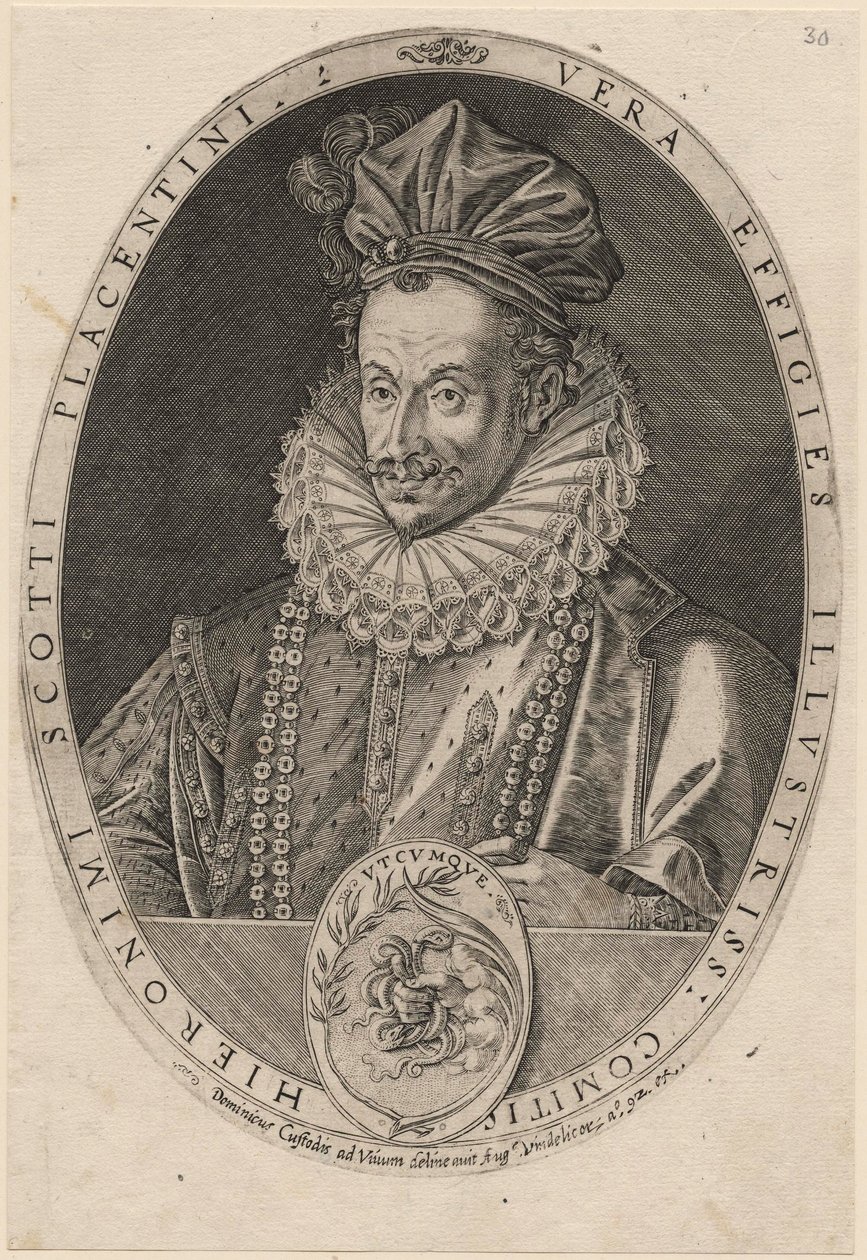 Jeronimo Scotto, przed 1615 autorstwa Dominicus or Custodis Custos