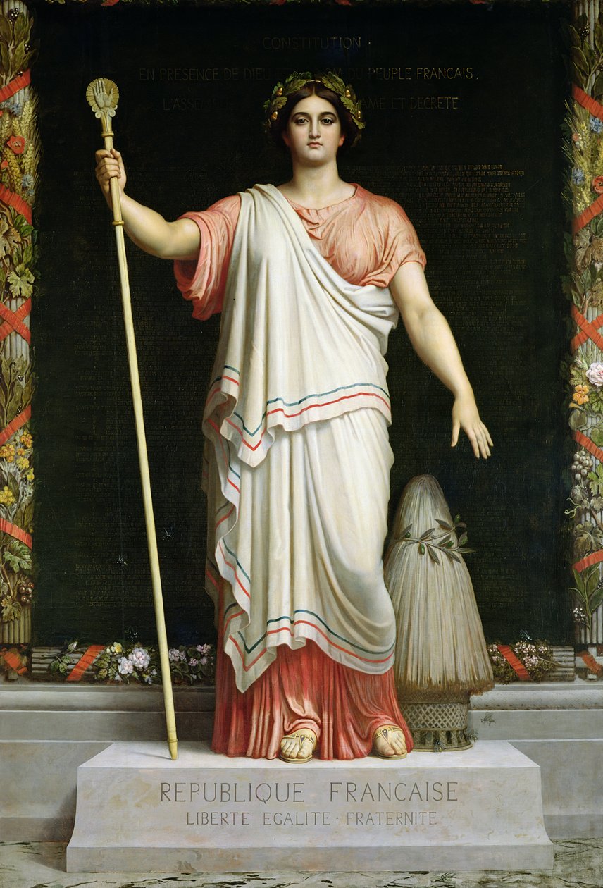 Alegoria Republiki, 1848 autorstwa Dominique Louis Papety
