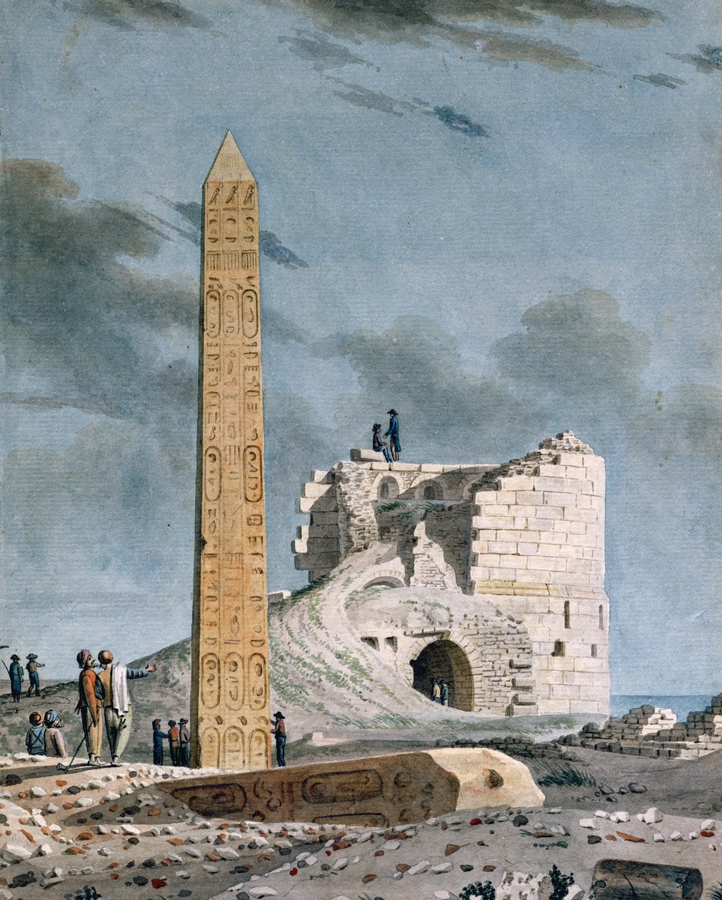Obelisk Kleopatry autorstwa Dominique Vivant Denon