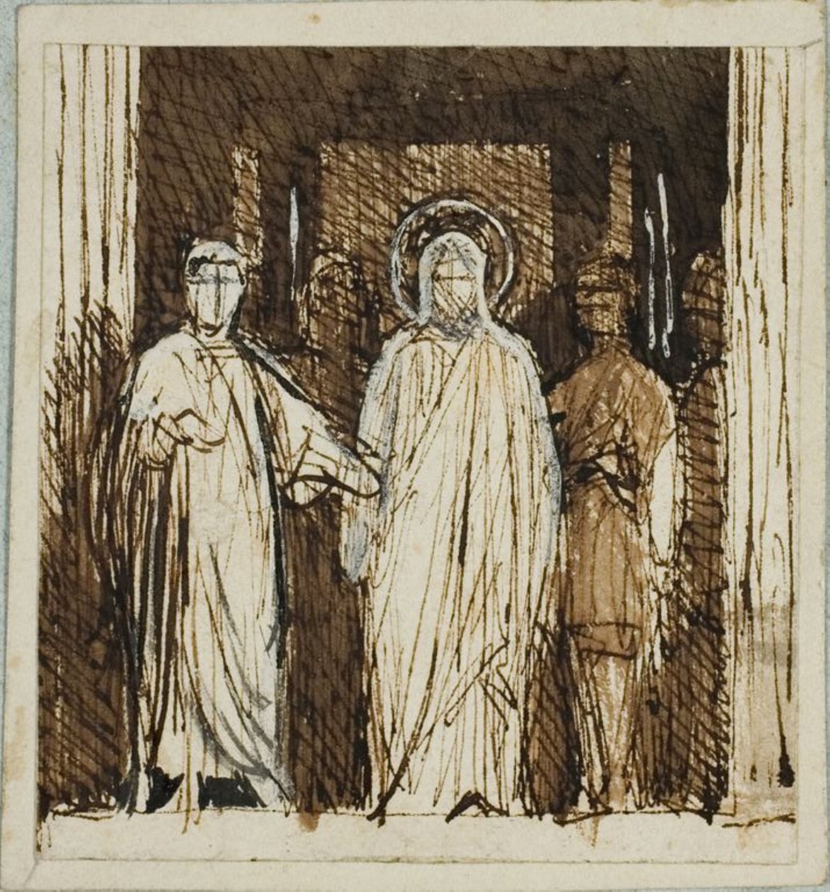 Chrystus z Piłatem autorstwa Dominique Papety
